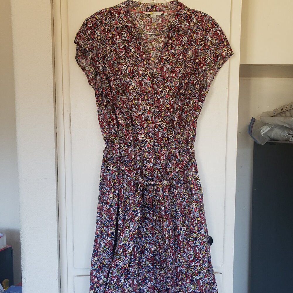 Boden Multicolored Dress Size 10